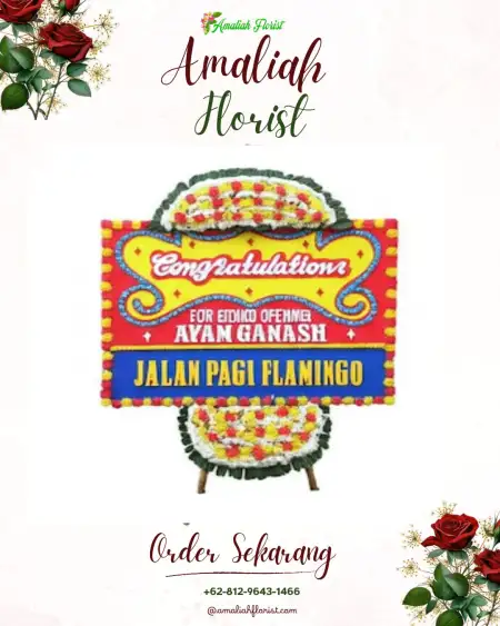 Sewa Papan Bunga Biau