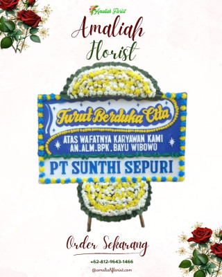 Papan Bunga Duka di Biau