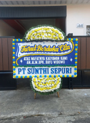 Papan Bunga Duka di Biau