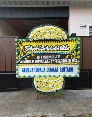 Papan Bunga Duka di Biau