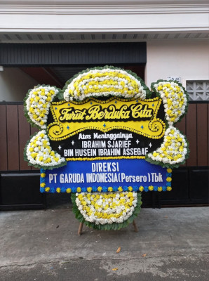Papan Bunga Duka di Biau