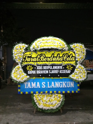 Papan Bunga Duka di Biau